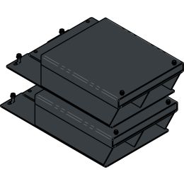Przedłużki do szyn jezdnych, RAL7016, (ATH-4 L 6,4t, 4.6t) (zestaw)